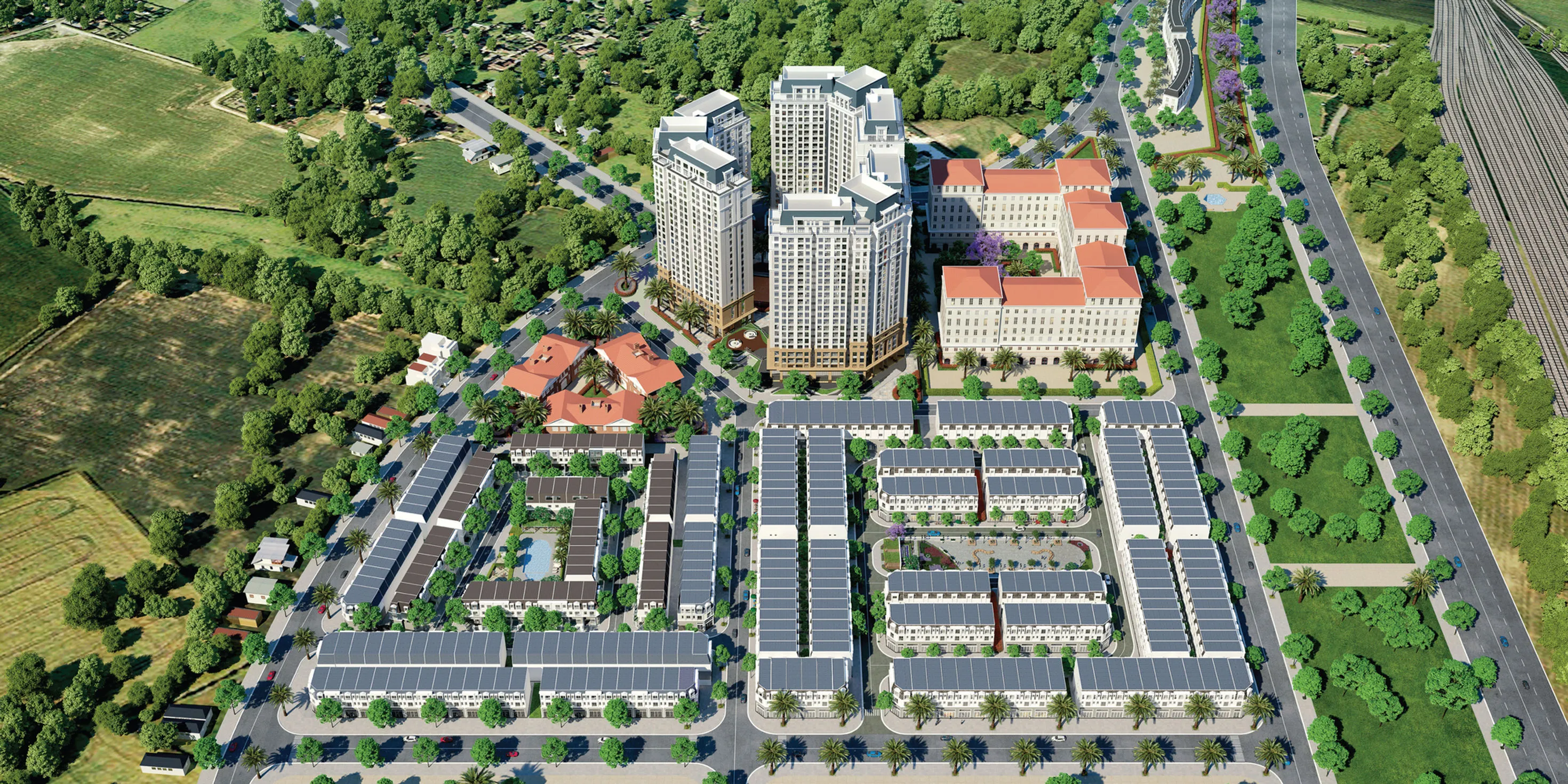 Development Residential - Townhouses in Ha Long in Vietnam